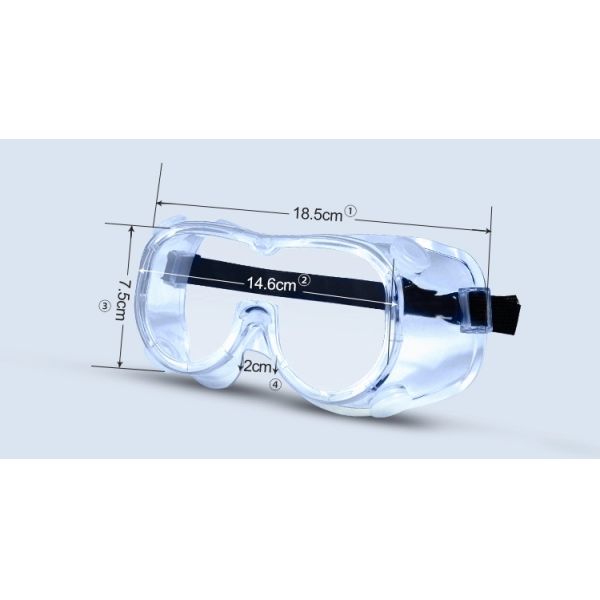 Eyewear Protect Waterproof Medical Protective Glasses Shatter Resistant Pc Lens
