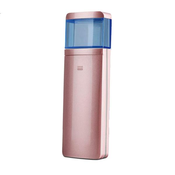 USB Rechargeable Nano Facial Mister , Textured Sliding Mini Handy Mist Sprayer