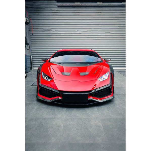 Huracan LP580 610 Carbon Fiber Body Kit  EVO Replace Front Bumper Wheel Arch