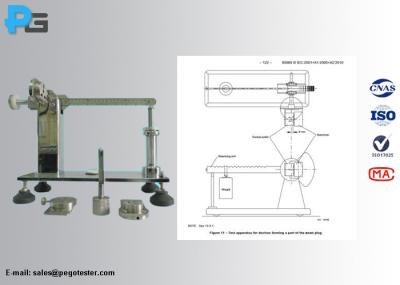 IEC60065 obstruem dentro o dispositivo do instrumento do teste do torque do verificador do soquete com tomadas de BS/UL/AS/NZS