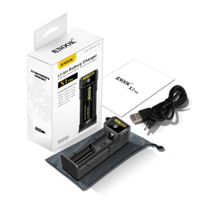 DC 5V 1A Carregador de bateria de iões de lítio Compatível com bateria 26650 20700 21700 18650