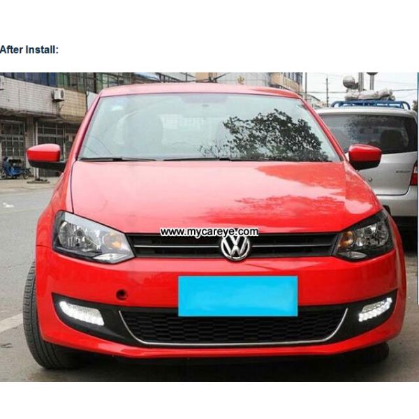 Volkswagen VW Polo DRL LED Daytime Running Lights Car turn light for sale