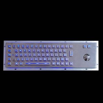 Clavier d'ordinateur éclairé à contre-jour par SS304 en métal du pavé numérique 2.0KGS d'équipement d'opérations bancaires