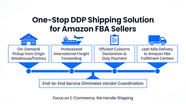 Reliable Amazon Shipping Freight Forwarder With One Stop Door To Door DDP Service