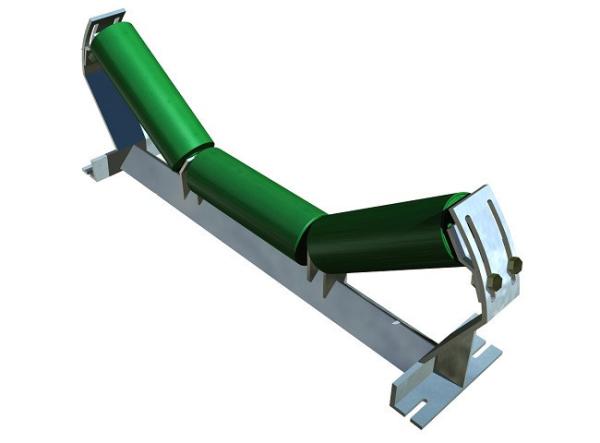Equal Troughing 20 Degree Carrier Idler TD75 Heavy Duty Steel Rollers