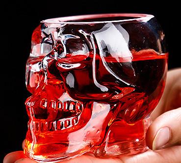 Wine Cocktail Skull Shaped Glass Cup Crystal Creative 80ml 150ml 350ml