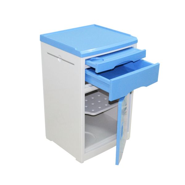 Moveable Hospital Bedside Cabinet