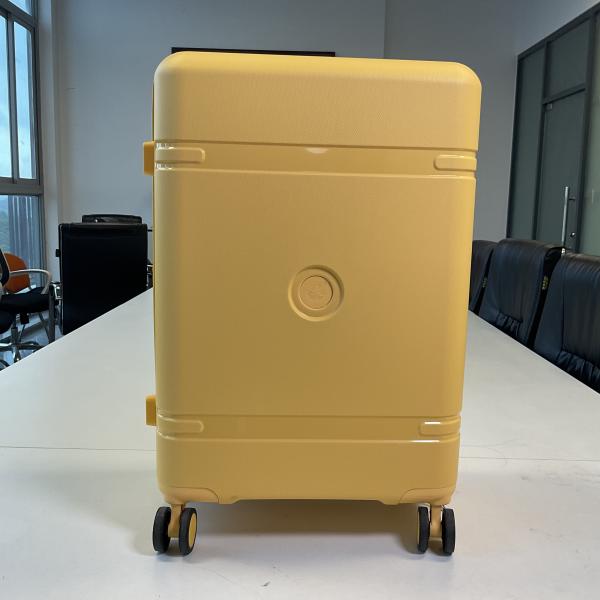 Simple Style Business Travel Suitcase with Lightweight PC Material and OEM Service