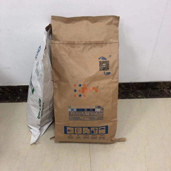 Sacs en papier à bouche ouverte cousus sur mesure à plusieurs parois pour emballage écologique