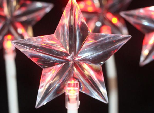 LED Pentacle Lights Outdoor Low Pressure Waterproof Star Lawn Decoration Landscape Lamp