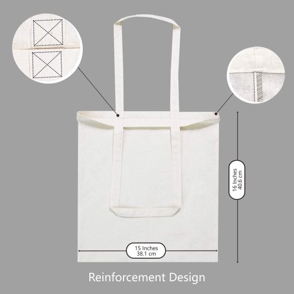 Multipurpose Economy Cotton Canvas Tote Bag Shockproof