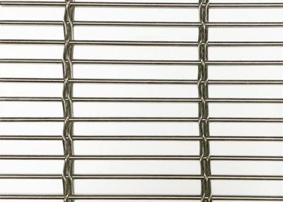 9.5mm Crimped Stainless Steel Architectural Mesh Plain Woven Wire Cable Mesh