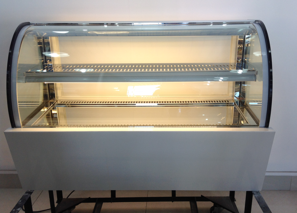 115L Commercial Baking Equipment Cake Display Showcase Pastry Glass Display Cabinet