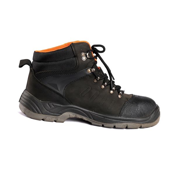 Genuine Leather Upper Safety Shoes for Impact and Compression Resistance PU Outsole Safety Boots