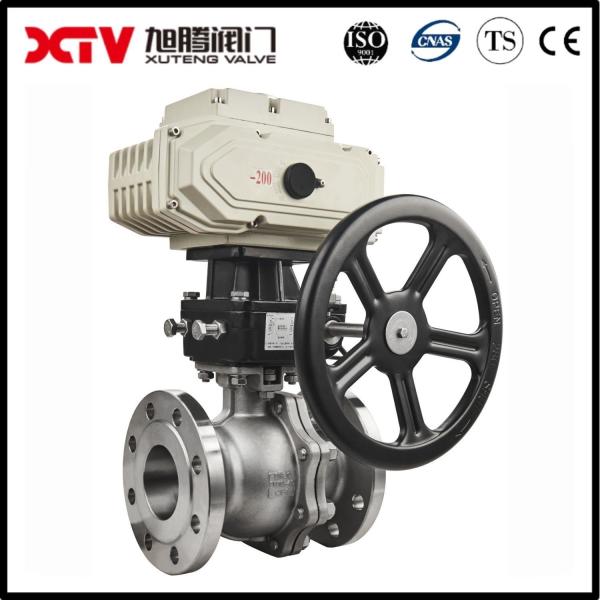 150-300lb API ANSI 10K-20K Flange Stainless Steel Pneumatic Actuator Flanged Ball Valve