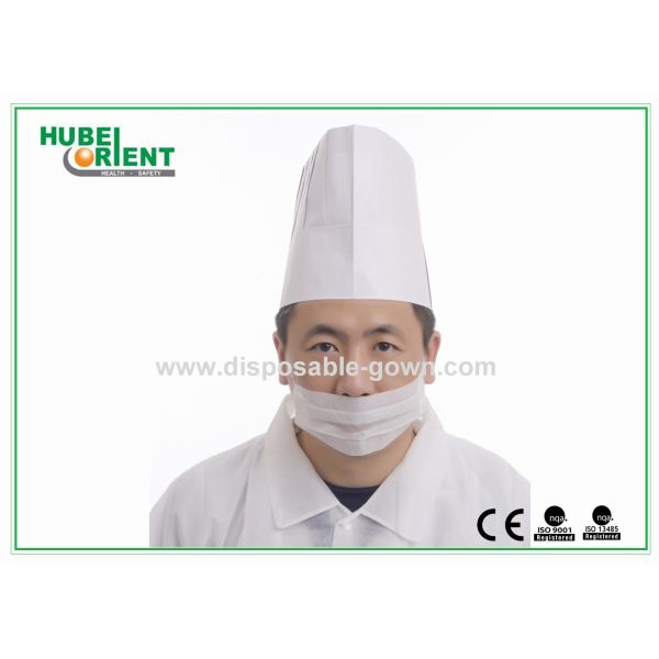 Крышки PP регулируемого устранимого шлема шеф-повара устранимые хирургические 50 Gsm