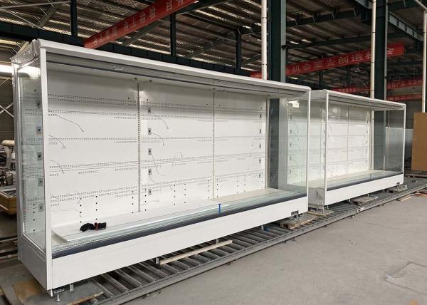 Refrigerador remoto de poupança de energia auto 5pcs de degelo de R448a Multideck acima da prateleira