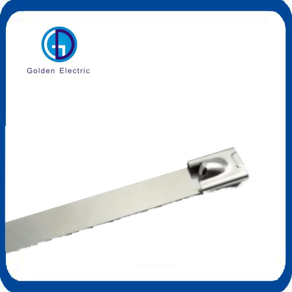 Customized Color Stainless Steel Cable Tie Self Locking With Heat Resistant