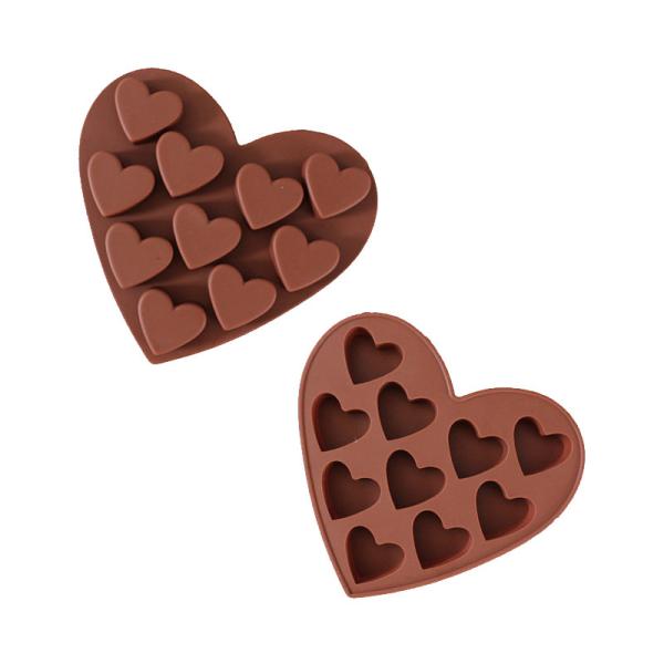 OEM Love Shape Food Grade Silicone Biscuit Mold
