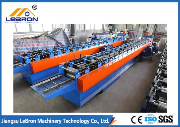 Siemens PLC Control Bule Color Door Frame Roll Forming Machine 15 Meters Per Minute