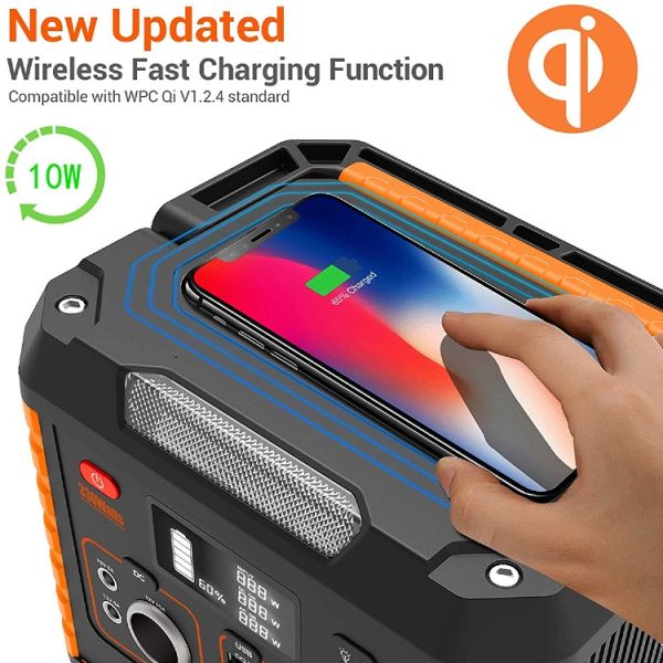 Rechargeable 1000w 500W Portable Power Station 500 Watt Power Bank Powerful