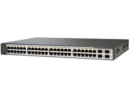 48x 10/100 4x SFP Cisco 3850 Poe Switch , Gigabit Ports Catalyst 3850 Switch