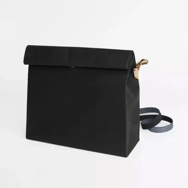 Washable Kraft Paper Cross Body Shoulder Bags Custom Print Handmade For Girls