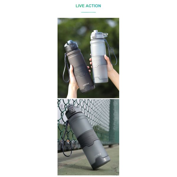 Motivational Fitness Sports Water Bottle BPA Free and Durable Design for Fitness