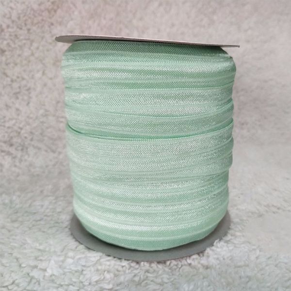 Garment 15mm Width Custom Printed Solid Color FOE Headband Elastic Ribbon for Hair Tie