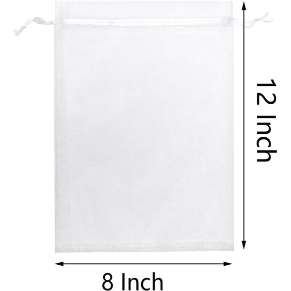 Lightweight Durable Drawstring Organza Bags Wedding Party Favor Gift Candy Toys Makeup