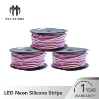 diodo emissor de luz roxo Flex Strip For Advertising de néon de 100m