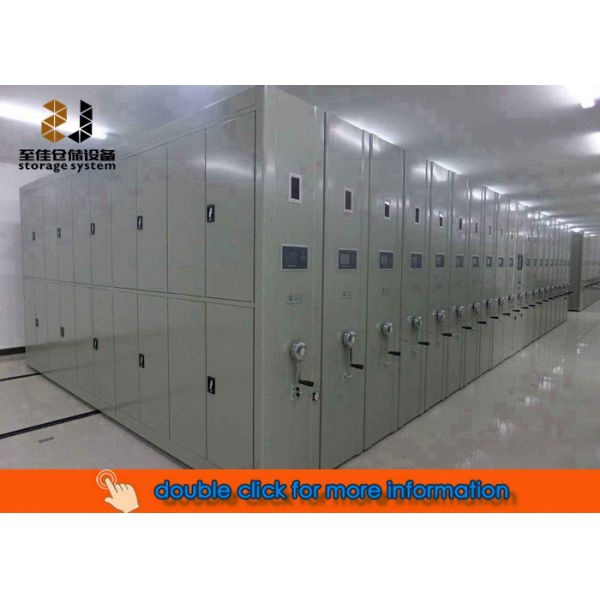 Armários de arquivos móveis convencionais Sistema de prateleiras 6 camadas Sistemas móveis de prateleiras