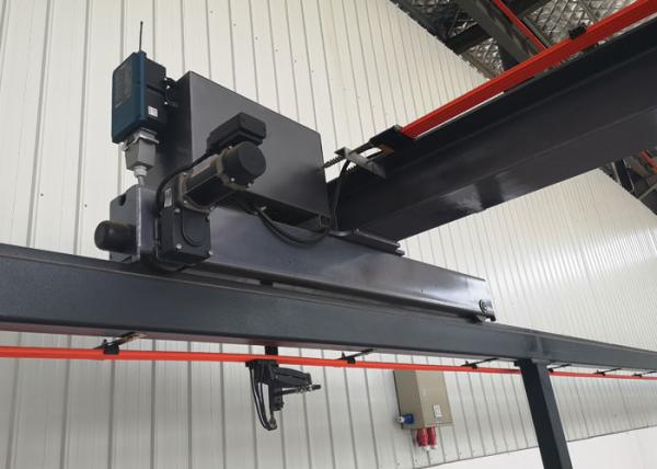 10ton single girder overhead crane with wire rope hoist for woshop