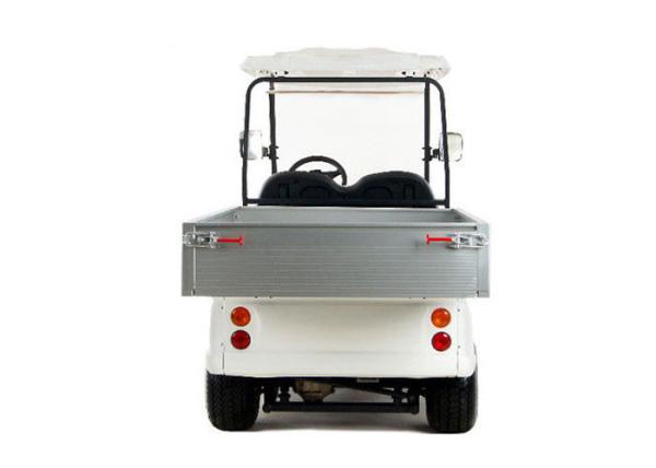 Electric 48v  transportation Utility Golf Cart With Silver Aluminum box For Resorts