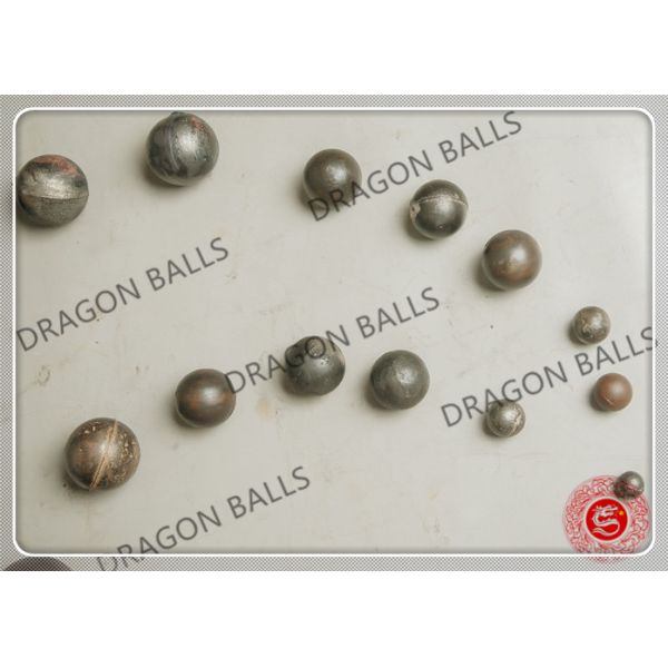 Hot Rolling Cement Grinding Balls , No Broken Steel Balls For Ball Mill