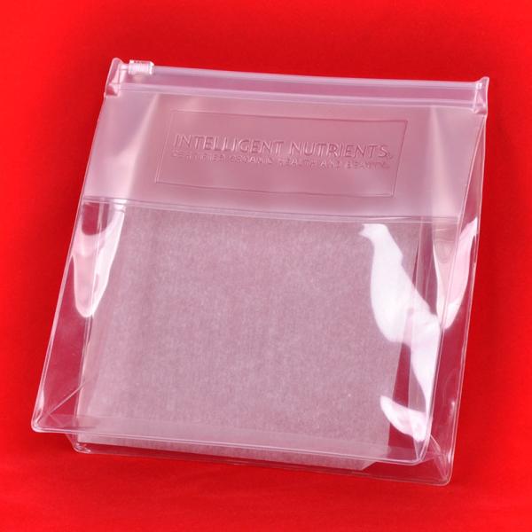 Malote plástico claro do zíper de SA8000 0.25mm, ISO14001 EVA Zipper Bag