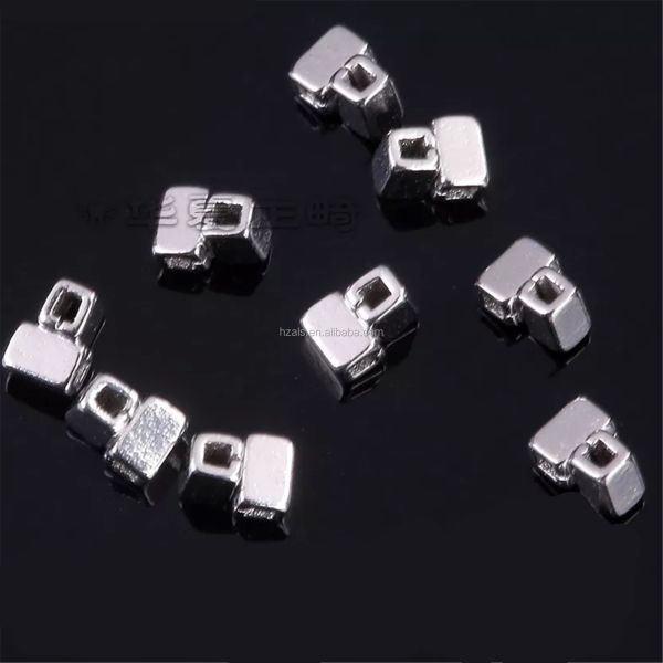 Dental ortodoncia gancho en forma de cuchillo de tubo cruzado/doble tubo ganchos de deslizamiento dividido para alambres de arco Vida útil 2 años por grado