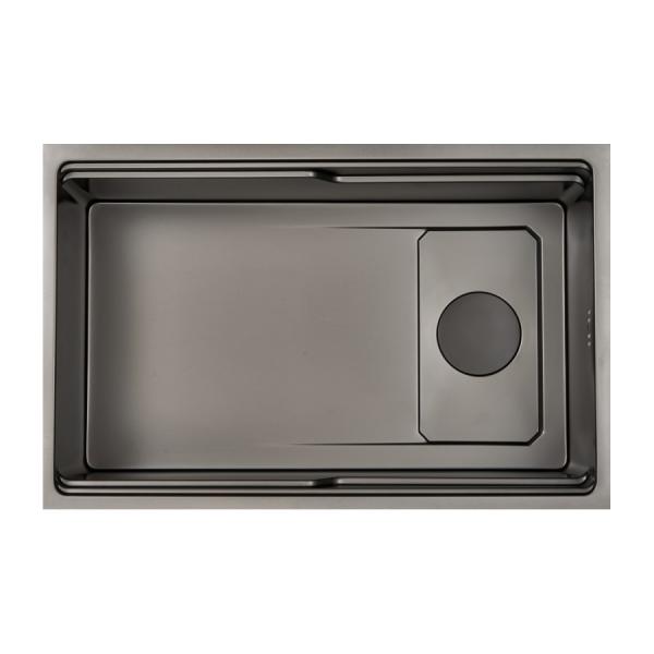 Stainless Steel Scratch Resistant Single Bowl Kitchen Sink For Washing Fruits Vegetables