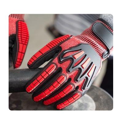 Vehicle Maintenance And Repair  ANSI Level 5 Nitrile Anti Vibration Cut Resistant Gloves