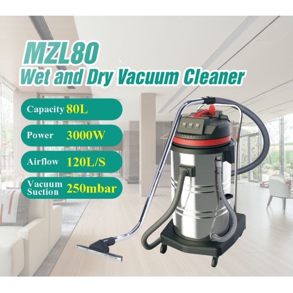 80L 220V Water Filter Wet And Dry Vacuum Machine Domestic Cleaners