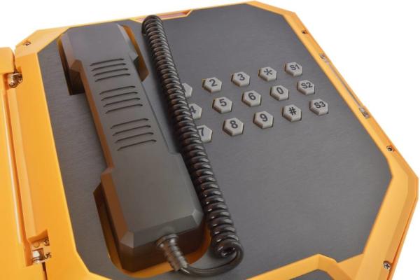Telefone analógico resistente IP68 à prova de poeira Telefones à prova de intempéries