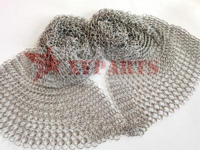 Metal de aço inoxidável Ring Mesh da separação do espaço 1.2mmx10mm
