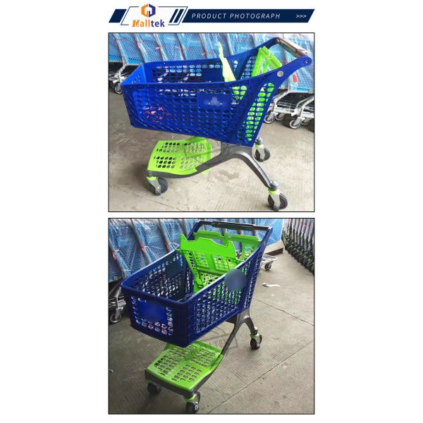 175L чистый пластиковый супермаркет для покупок для индивидуальных цветов