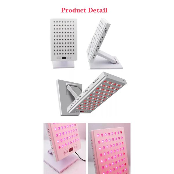 Red light treatment panel face and body, 850 and 660nm infrared light treatment equipment - red light treatment for body
