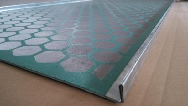 Hook Strip Flat Mi Swaco Shaker Screens For Oil / Gas Drilling Stainless Steel Material