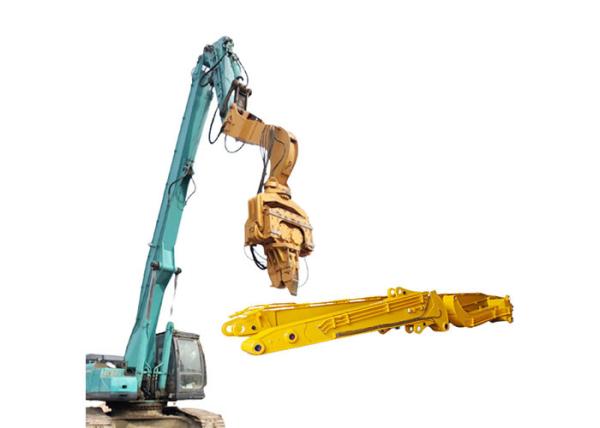 24M High Pile Height Excavator Piling Arm Long Reach For Cat Hitachi Komatsu