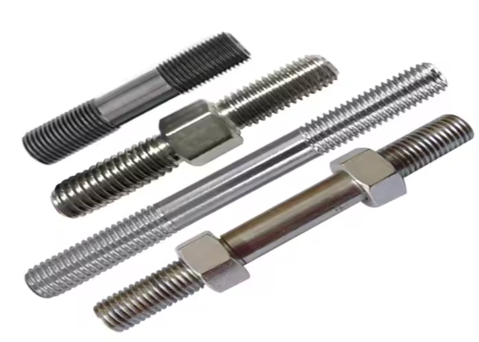 Metric M42 M48 ASTM A453 ANSI316 Metal BOLT Threaded Stud SD With Hexagonal Heavyduty Nut SS 660 DIN976