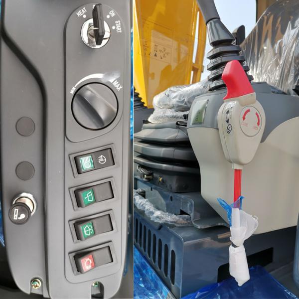 コンパクトミニ掘削機 ZG210 エルゴノミックデザイン 広々とした運転スペース
