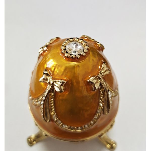 Luxury Faberge Easter Eggs Faberge-Egg Hand Painted Jewelry Trinket Box Gift for Easter Home DecorDirect Jewelry Boxes