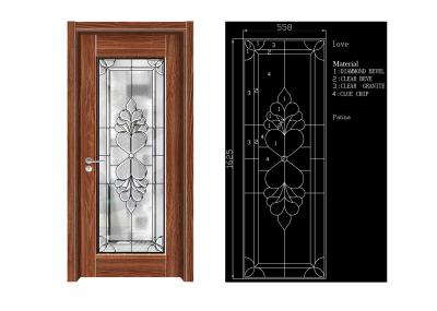Vidro moderado arquitetónico decorativo do projeto novo, folhas de vidro decorativas de poupança de energia
